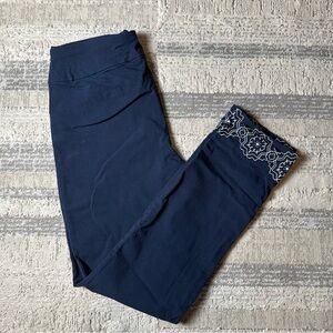 Christopher & Banks Signature Slimming Navy Pants Women’s Size 4